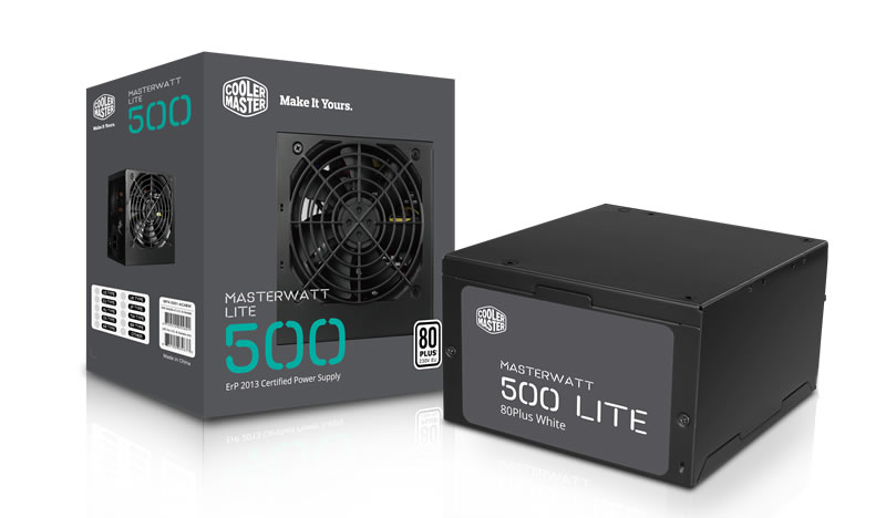 PSU Cooler Master MasterWatt Lite 500 230V _500W Power Supply 